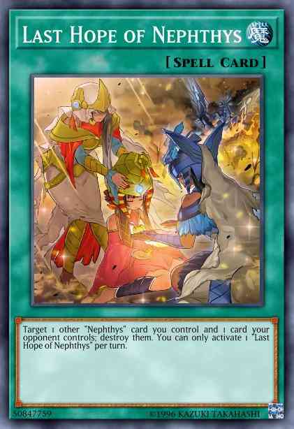 Last Hope of Nephthys - HISU-EN010 - Super Rare - 1st Edition