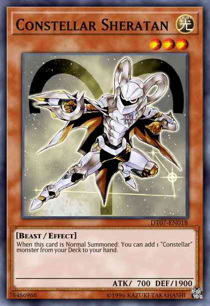 Constellar Sheratan - HA07-EN005 - Super Rare - 1st Edition
