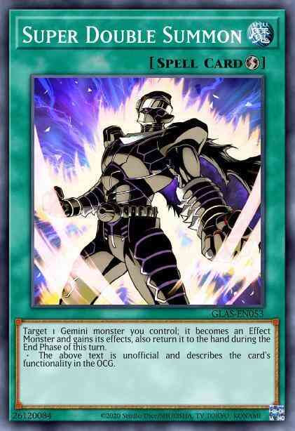 Super Double Summon - GLAS-EN053 - Common - 1st Edition
