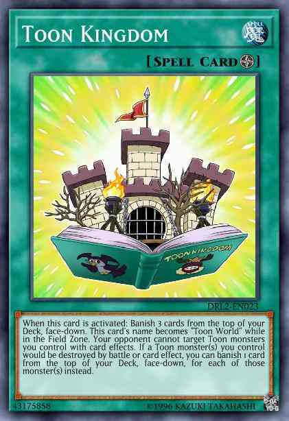 Toon Kingdom - DRL2-EN023 - Secret Rare - 1st Edition