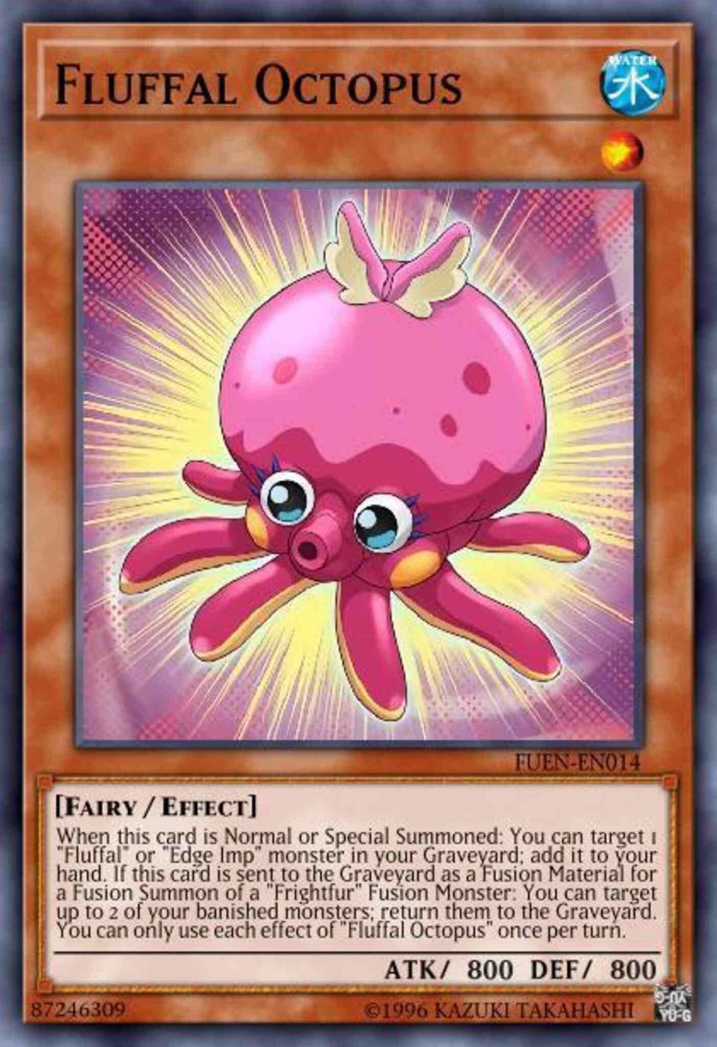 Fluffal Octopus - FUEN-EN014 - Secret Rare - 1st Edition