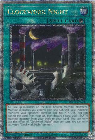 Clockwork Night - RA03-EN071 - Quarter Century Secret Rare - 1st Edition