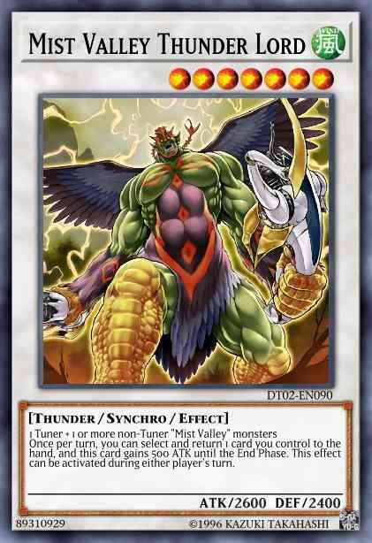 Mist Valley Thunder Lord - HA02-EN060 - Secret Rare - 1st Edition