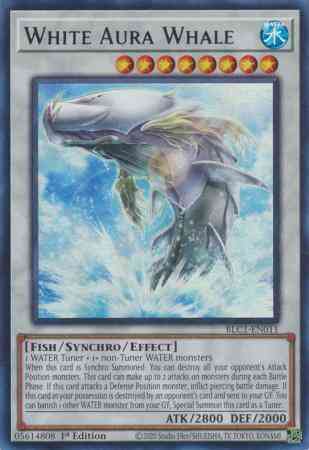 White Aura Whale - Silver - BLC1-EN011 - Ultra Rare - 1st Edition
