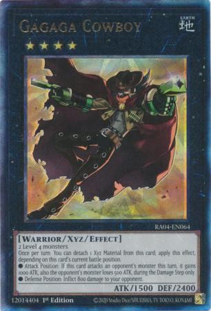 Gagaga Cowboy - RA04-EN064 - Ultimate Rare - 1st Edition