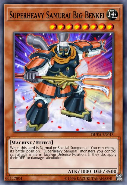 Superheavy Samurai Big Benkei - DUEA-EN013 - Rare - 1st Edition