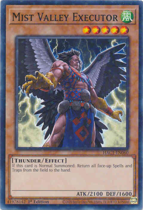 Mist Valley Executor - HAC1-EN060 - Duel Terminal Normal Parallel Rare - 1st Edition