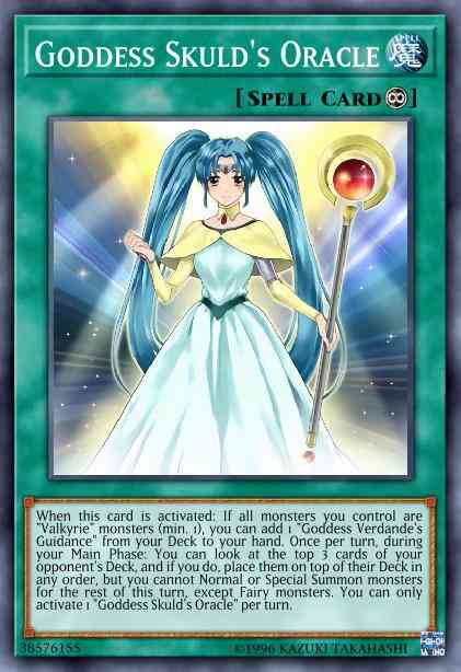 Goddess Skuld's Oracle - SHVA-EN008 - Super Rare - 1st Edition