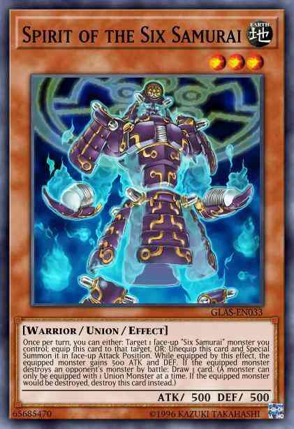Spirit of the Six Samurai - GLAS-EN033 - Common - Unlimited