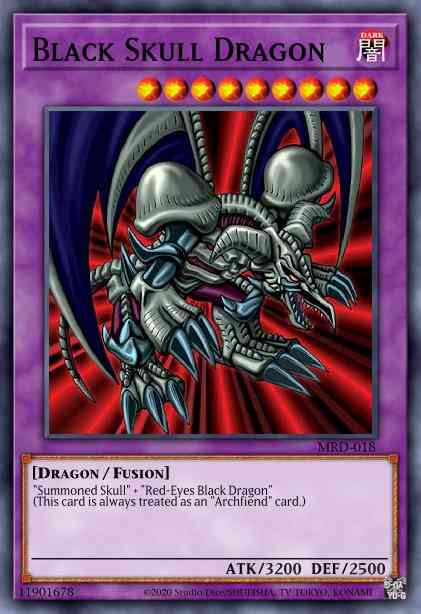 B. Skull Dragon - MRD-018 - Ultra Rare - Unlimited
