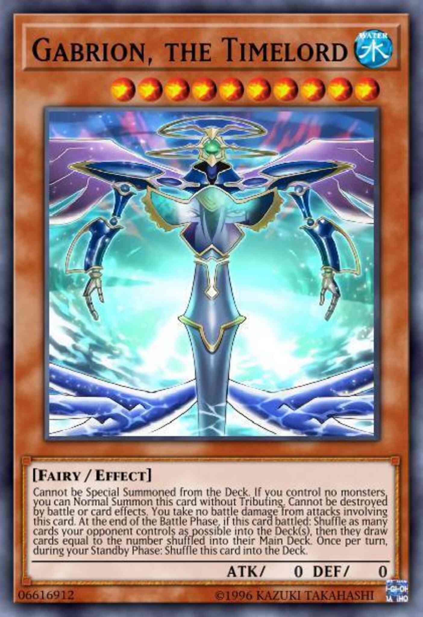 Gabrion, the Timelord - BLRR-EN024 - Ultra Rare - 1st Edition