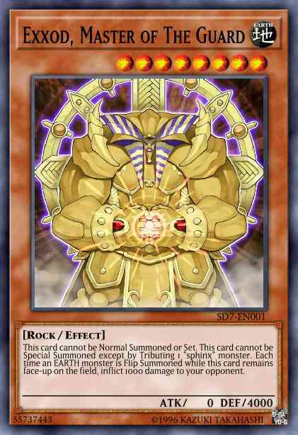 Exxod, Master of The Guard - SD7-EN001 - Ultra Rare - 1st Edition