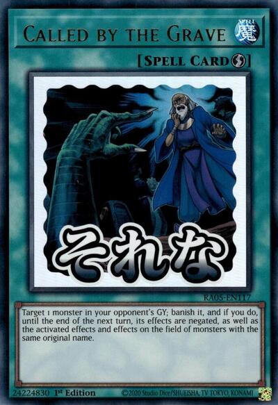 Called by the Grave - Stamp - RA05-EN117 - Ultra Rare - 1st Edition