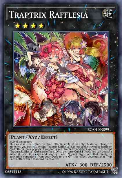 Traptrix Rafflesia - BOSH-EN099 - Secret Rare - Unlimited