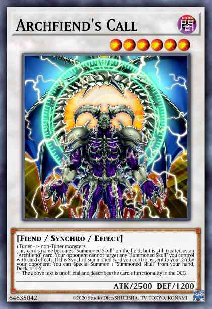 Archfiend's Call - FIGA-EN032 - Secret Rare - 1st Edition