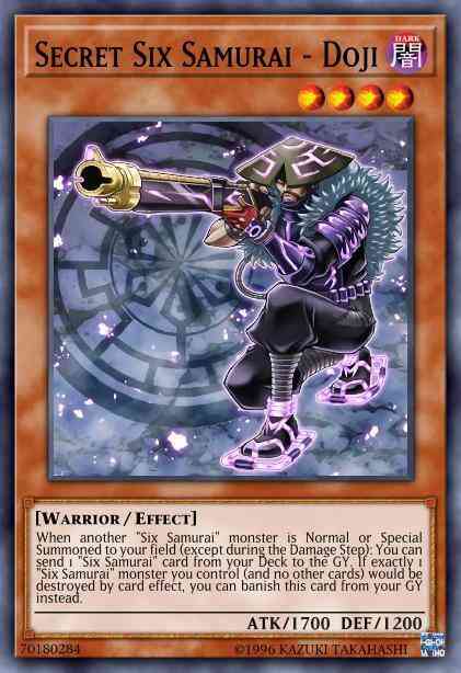 Secret Six Samurai - Doji - SPWA-EN004 - Secret Rare - 1st Edition