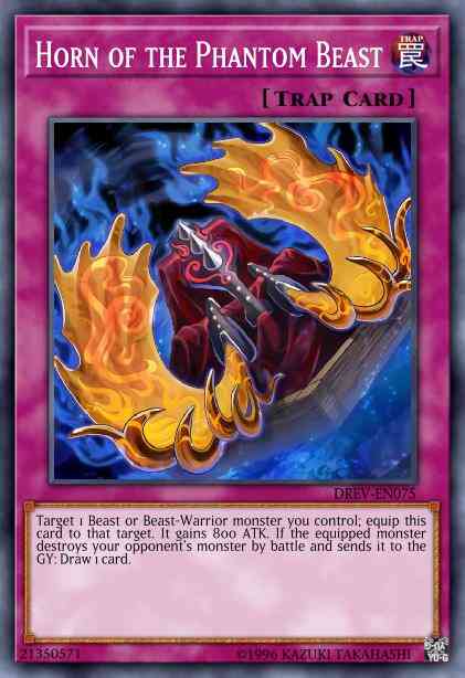 Horn of the Phantom Beast (Green) - DL15-EN020 - Rare - Unlimited