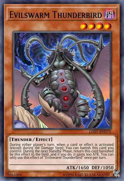 Evilswarm Thunderbird - DT07-EN075 - Duel Terminal Normal Parallel Rare - Duel Terminal