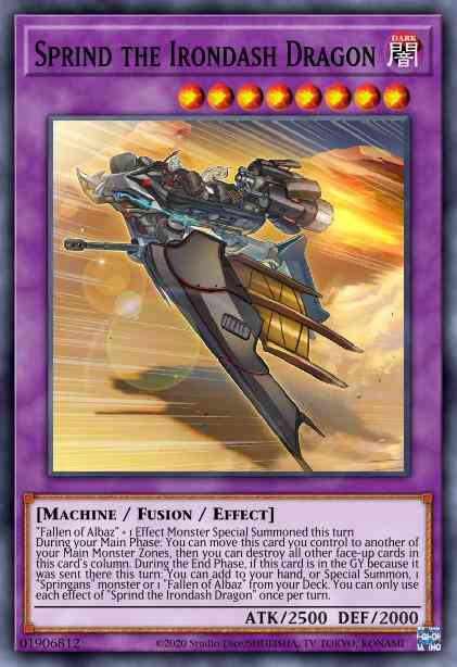 Sprind the Irondash Dragon - BLVO-EN038 - Common - 1st Edition