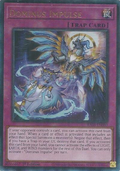 Dominus Impulse - RA05-EN080 - Ultimate Rare - 1st Edition