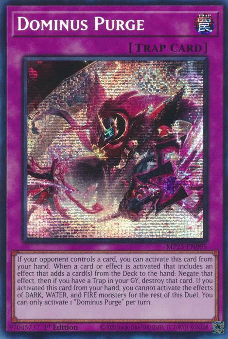 Dominus Purge - MP25-EN095 - Prismatic Secret Rare - 1st Edition