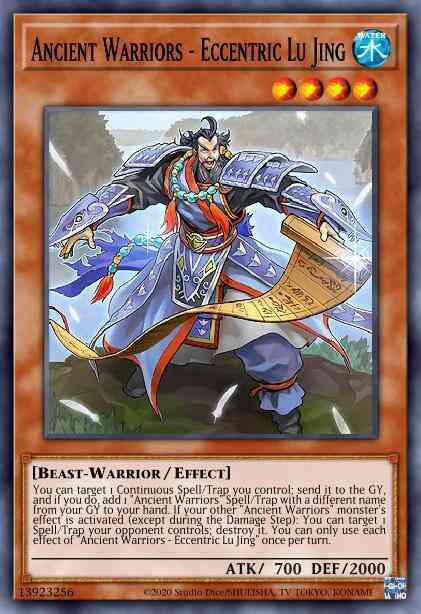 Ancient Warriors - Eccentric Lu Jing - IGAS-EN010 - Rare - 1st Edition