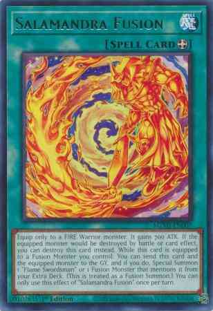 Salamandra Fusion - MZMI-EN007 - Rare - 1st Edition