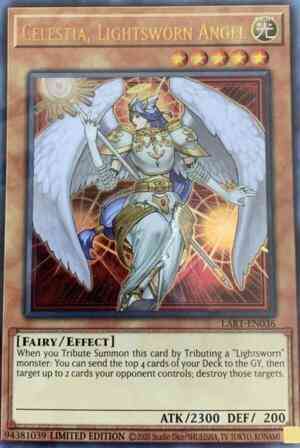 Celestia, Lightsworn Angel - LART-EN036 - Ultra Rare - Limited