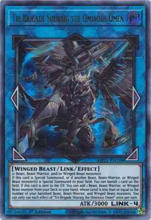 Tri-Brigade Shuraig the Ominous Omen - MP21-EN198 - Ultra Rare - 1st Edition