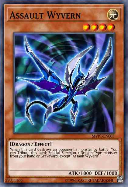 Assault Wyvern - MVP1-ENS03 - Secret Rare - 1st Edition