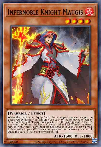 Infernoble Knight Maugis - ROTD-EN015 - Common - 1st Edition