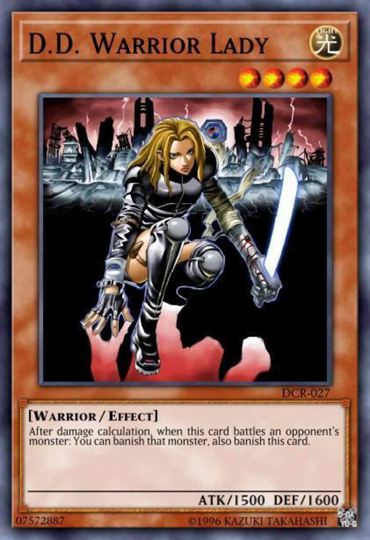 D.D. Warrior Lady - MAGO-EN110 - Rare - 1st Edition