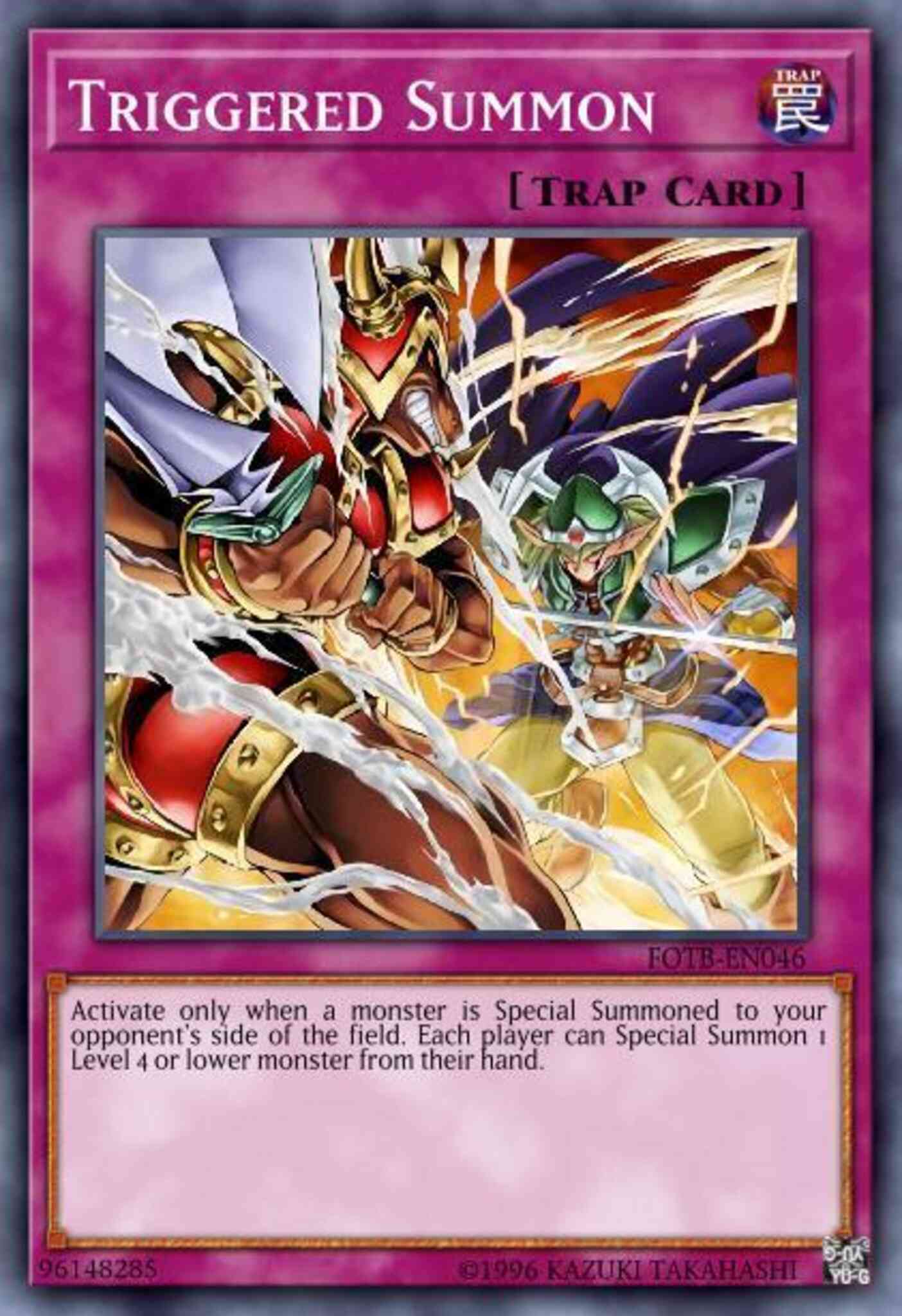 Triggered Summon - FOTB-EN046 - Rare - Unlimited