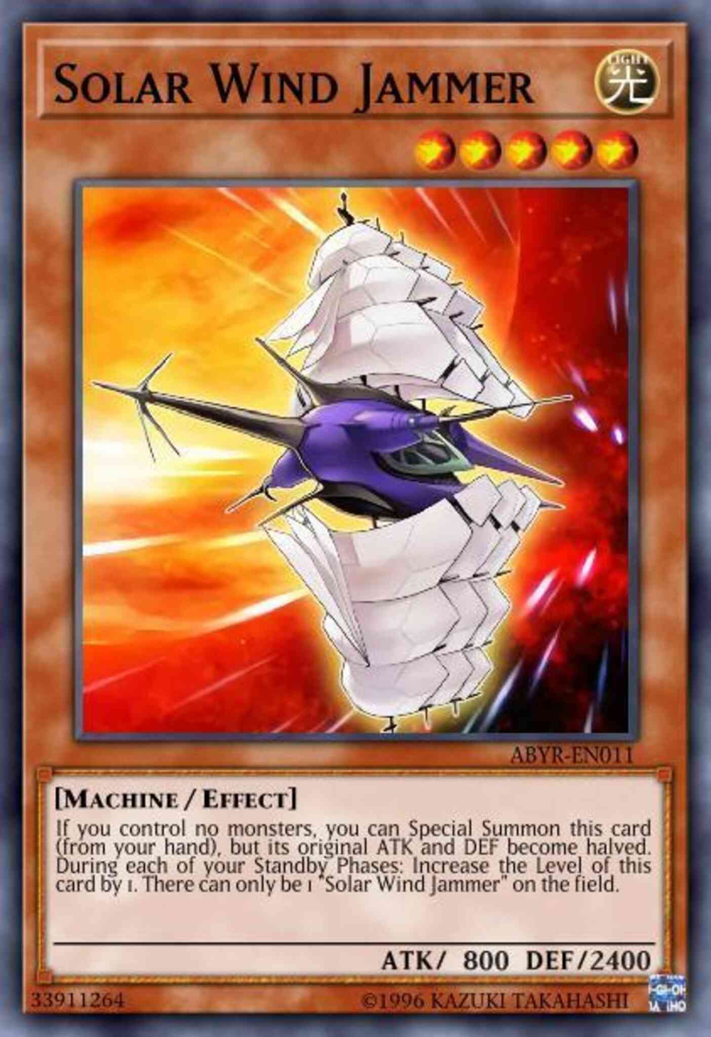 Solar Wind Jammer - BP02-EN116 - Mosaic Rare - Unlimited