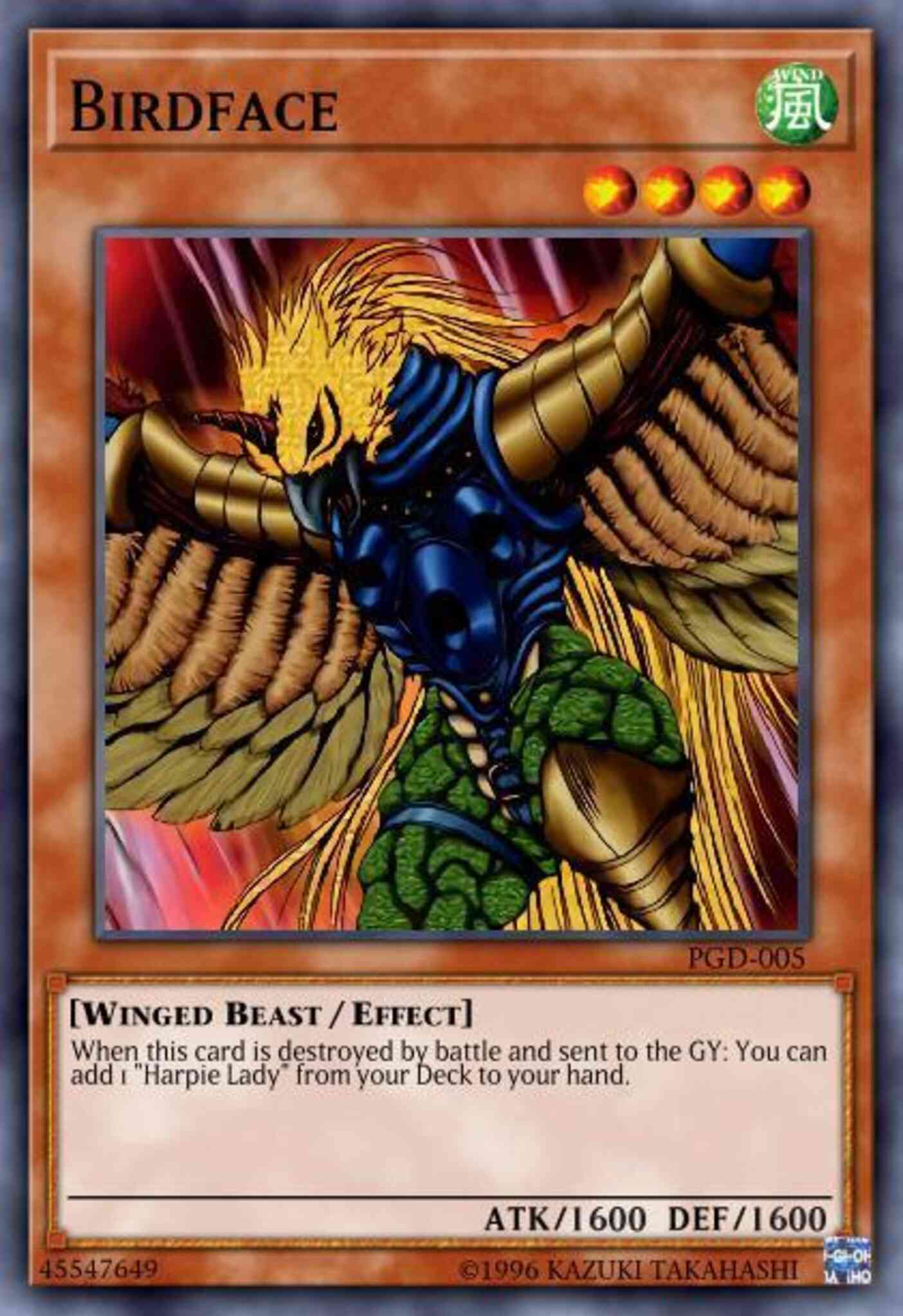 Birdface - SD8-EN009 - Common - 1st Edition
