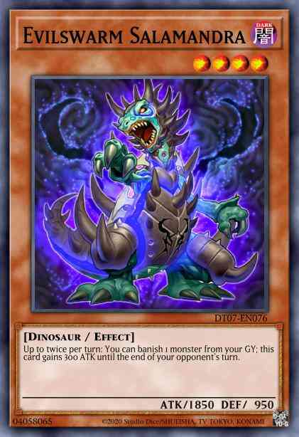 Evilswarm Salamandra - DT07-EN076 - Duel Terminal Normal Parallel Rare - Duel Terminal