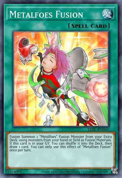 Metalfoes Fusion - TDIL-EN061 - Super Rare - 1st Edition