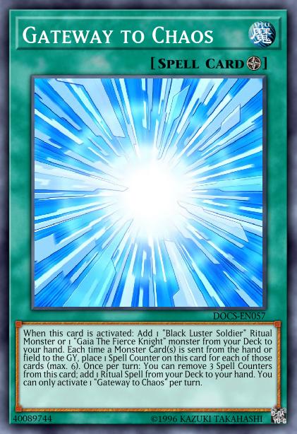 Gateway to Chaos - DOCS-EN057 - Super Rare - 1st Edition