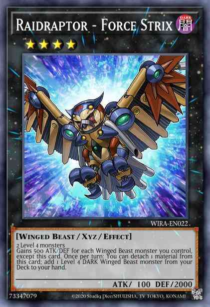 Raidraptor - Force Strix - BLLR-EN072 - Ultra Rare - 1st Edition