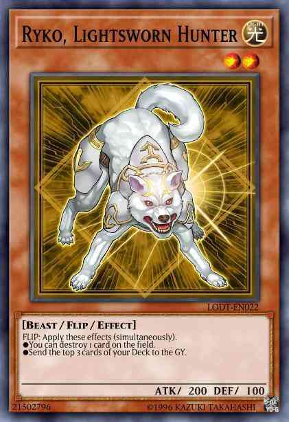 Ryko, Lightsworn Hunter - LODT-EN022 - Super Rare - Unlimited