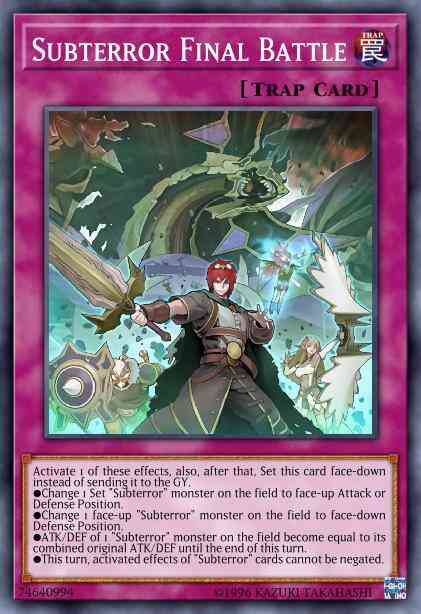 Subterror Final Battle - FIGA-EN050 - Super Rare - 1st Edition