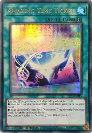 Amazing Time Ticket - LIOV-ENSP1 - Ultra Rare - Limited