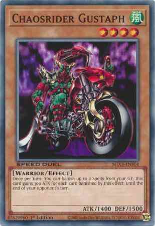 Chaosrider Gustaph - SGX3-ENF04 - Common - 1st Edition