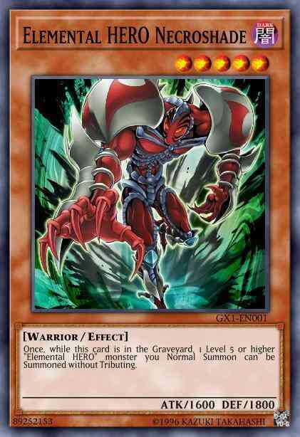 Elemental HERO Necroshade - SDHS-EN010 - Common - 1st Edition