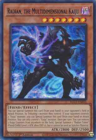 Radian, the Multidimensional Kaiju - Silver - BLC1-EN035 - Ultra Rare - 1st Edition
