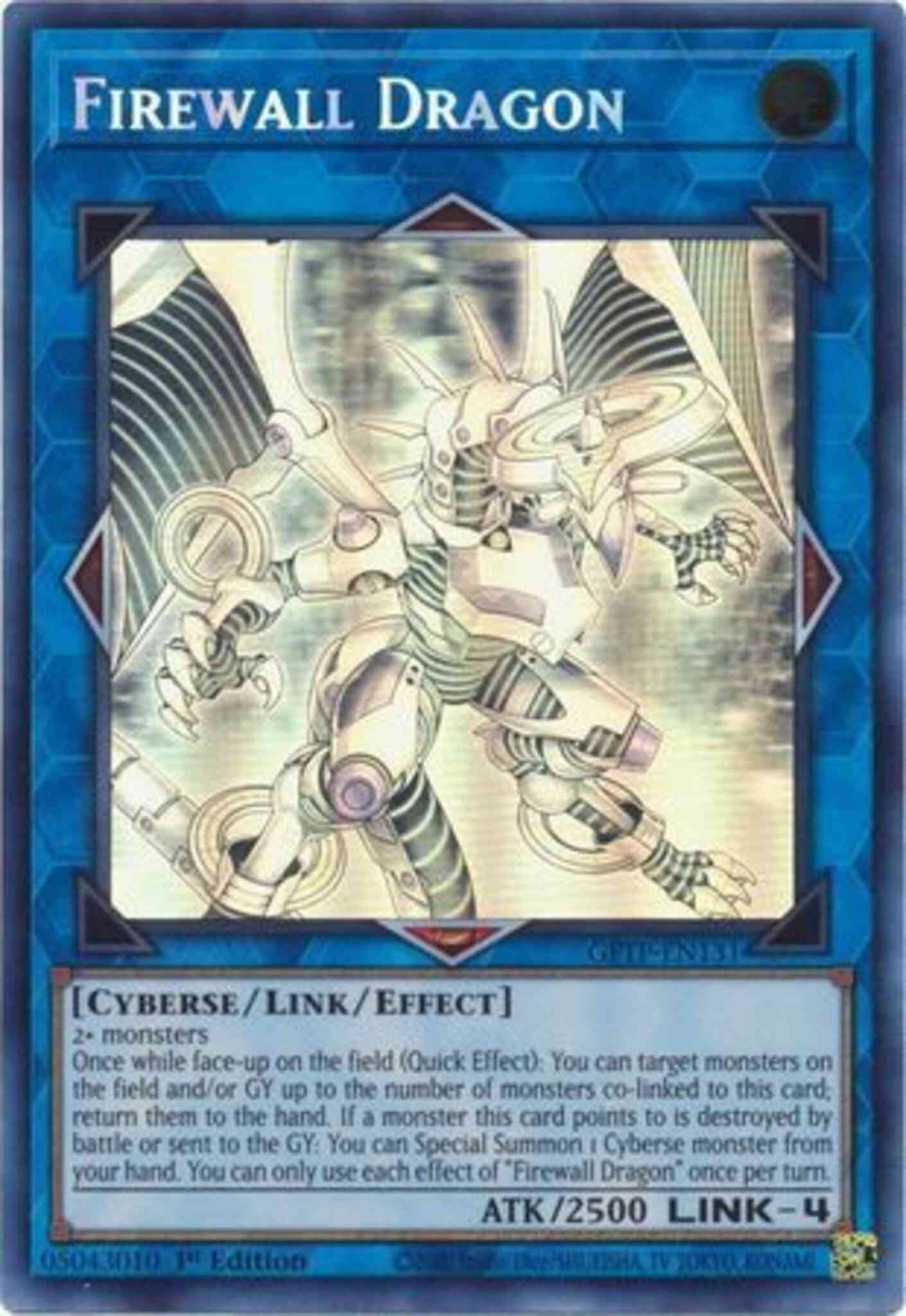 Firewall Dragon - GFTP-EN131 - Ghost Rare - 1st Edition