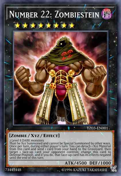 Number 22: Zombiestein - RATE-ENSE1 - Super Rare - Limited