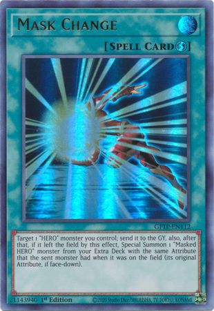 Mask Change - GFTP-EN112 - Ultra Rare - 1st Edition