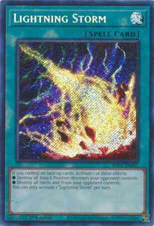 Lightning Storm - RA01-EN061 - Secret Rare - 1st Edition
