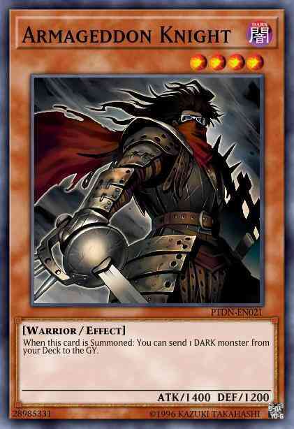 Armageddon Knight - PTDN-EN021 - Super Rare - Unlimited